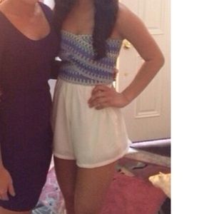 Strapless Romper